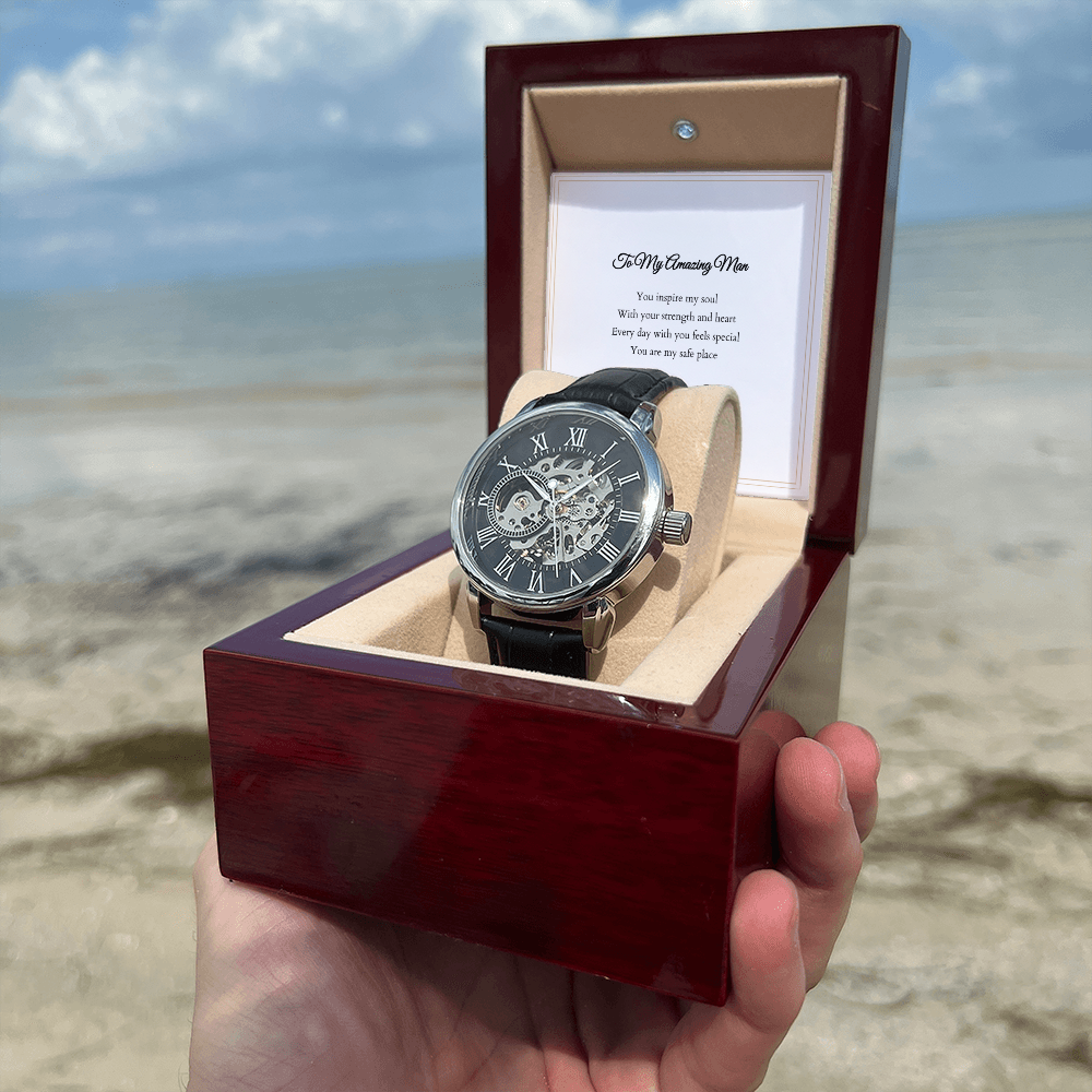Openwork Watch — with Personalized Message Card