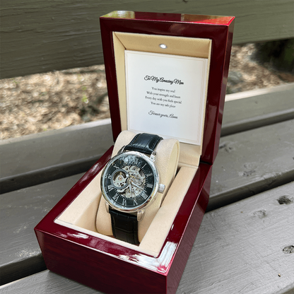 Openwork Watch — with Personalized Message Card