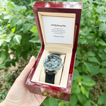 Openwork Watch — with Personalized Message Card