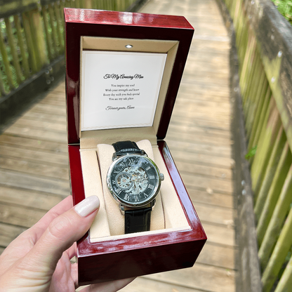 Openwork Watch — with Personalized Message Card