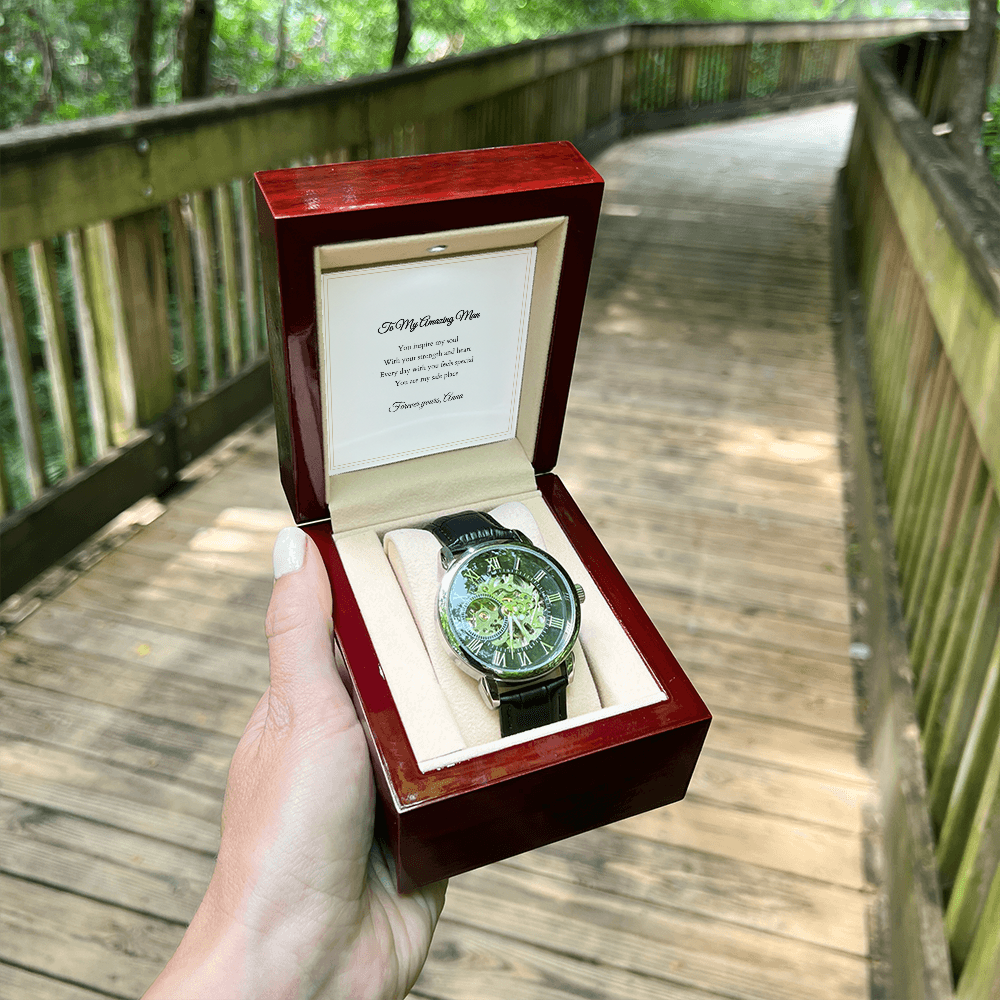 Openwork Watch — with Personalized Message Card