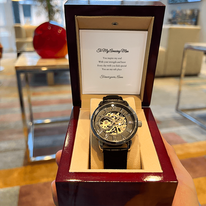 Openwork Watch — with Personalized Message Card