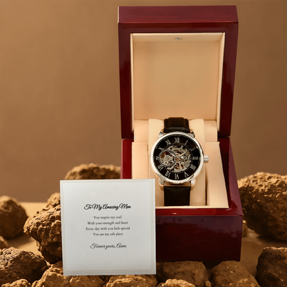 Openwork Watch — with Personalized Message Card