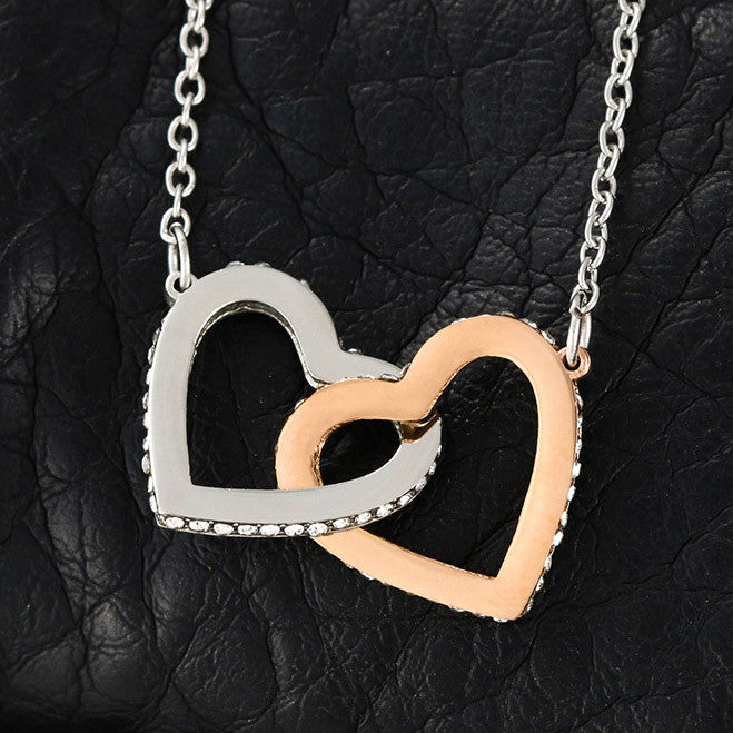 Interlocking Hearts Necklace – A Symbol of Endless Loveс +