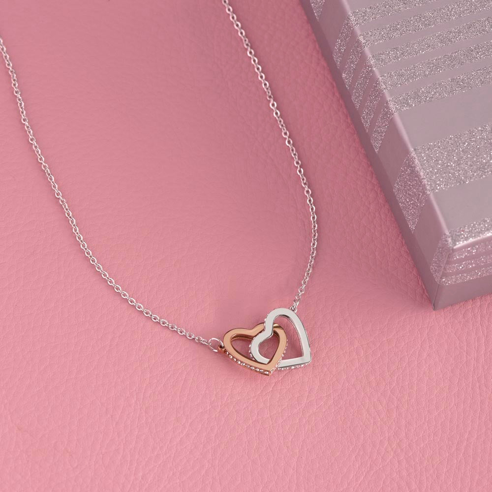 Interlocking Hearts Necklace – A Symbol of Endless Loveс +