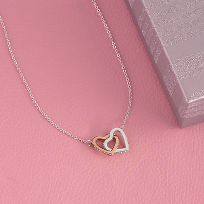 Interlocking Hearts Necklace – A Symbol of Endless Loveс +