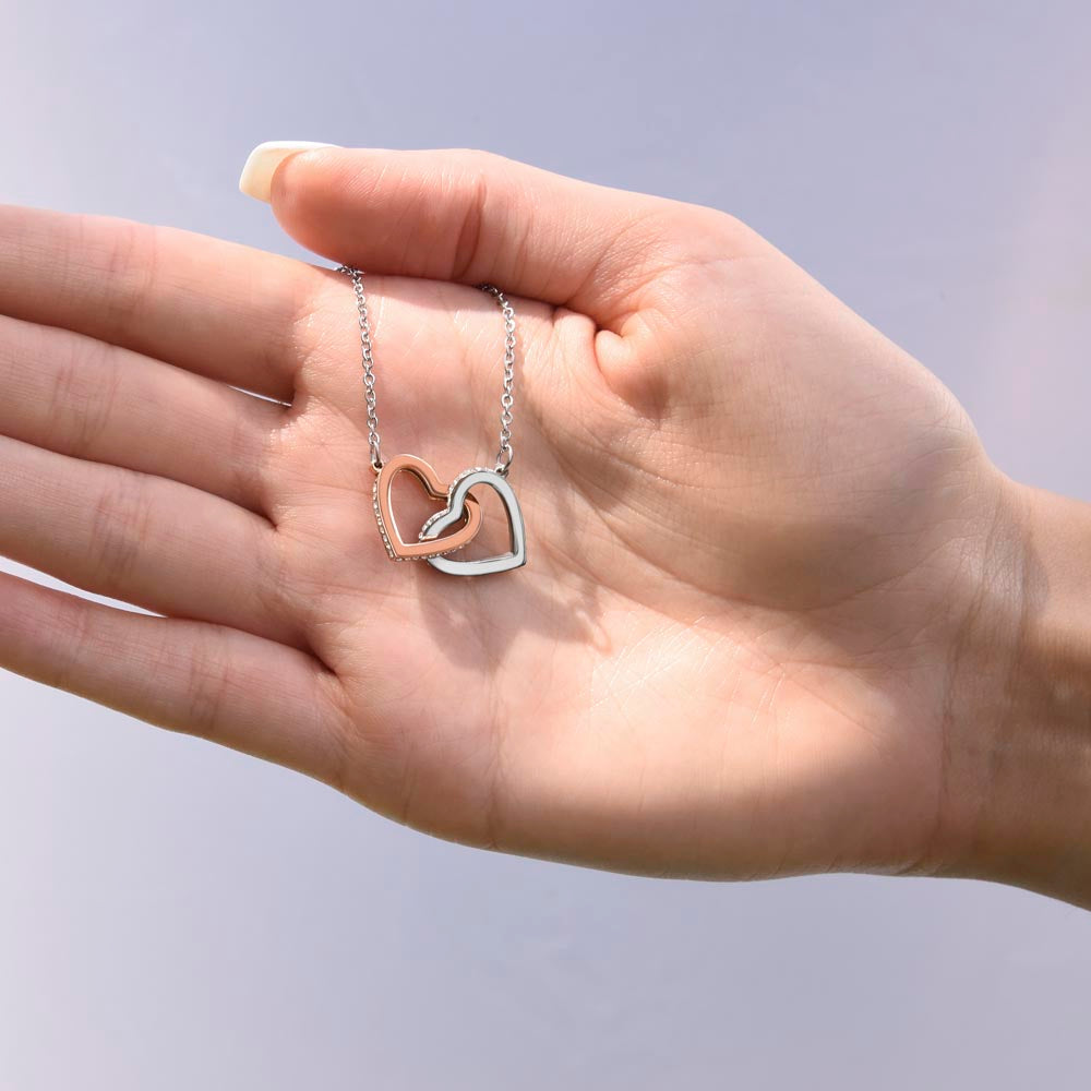 Interlocking Hearts Necklace – A Symbol of Endless Loveс +