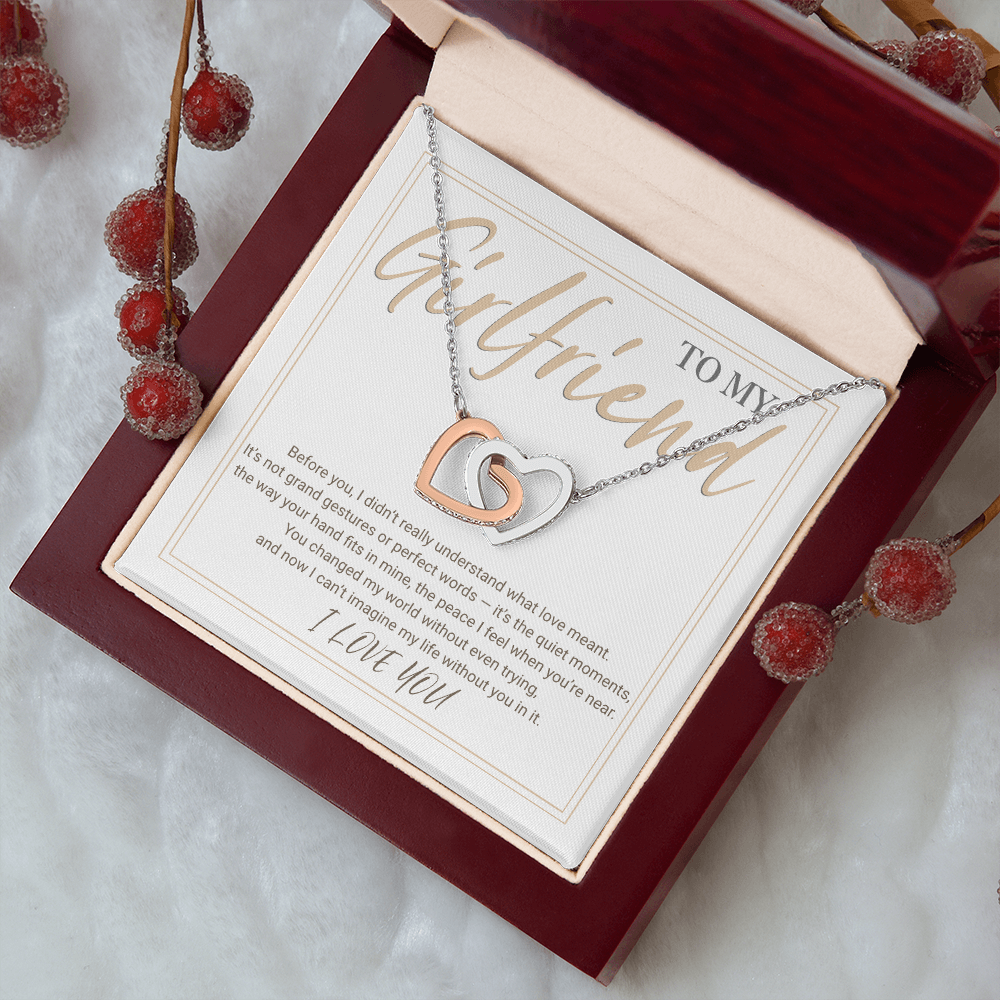 Interlocking Hearts Necklace – A Symbol of Endless Loveс +