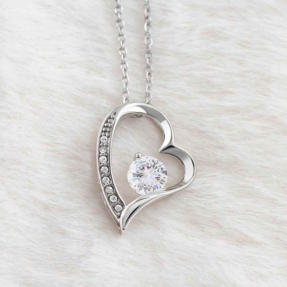 Forever Love Sparkling Heart Necklace – Timeless Gift of Devotion