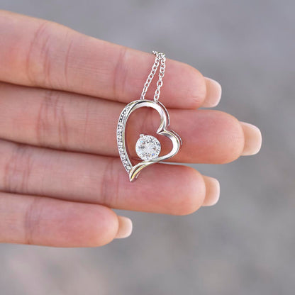 Forever Love Sparkling Heart Necklace – Timeless Gift of Devotion