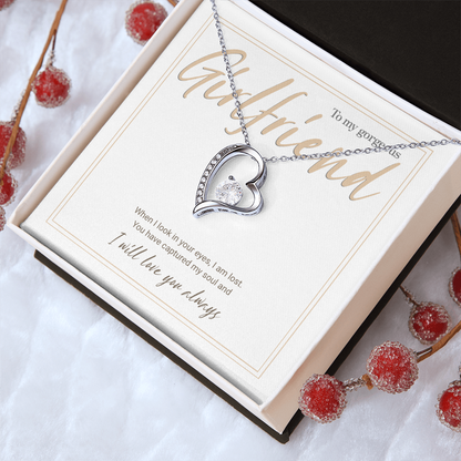Forever Love Sparkling Heart Necklace – Timeless Gift of Devotion