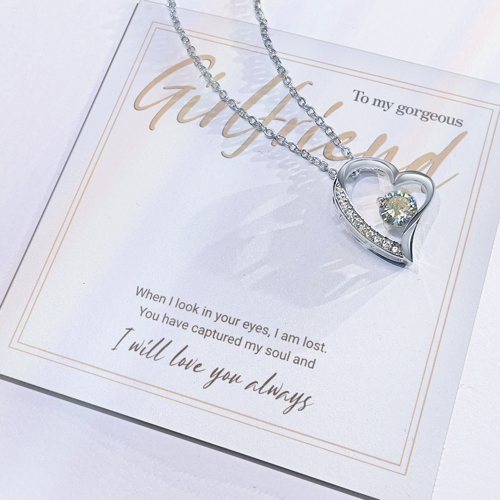 Forever Love Sparkling Heart Necklace – Timeless Gift of Devotion