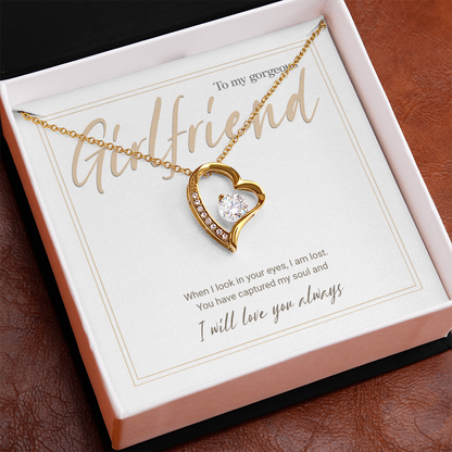 Forever Love Sparkling Heart Necklace – Timeless Gift of Devotion