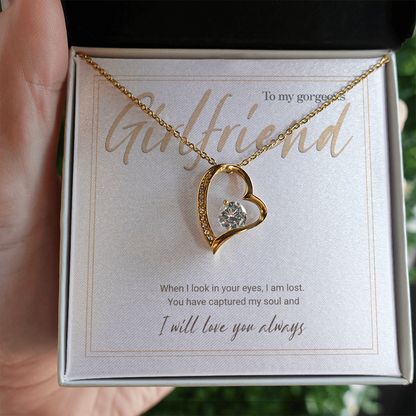 Forever Love Sparkling Heart Necklace – Timeless Gift of Devotion