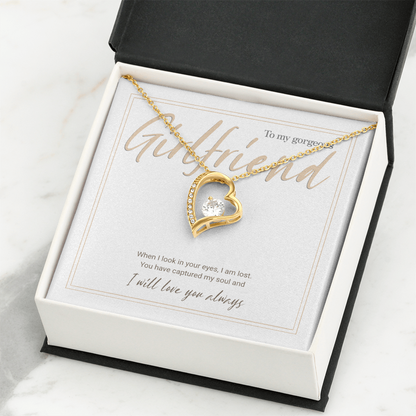 Forever Love Sparkling Heart Necklace – Timeless Gift of Devotion