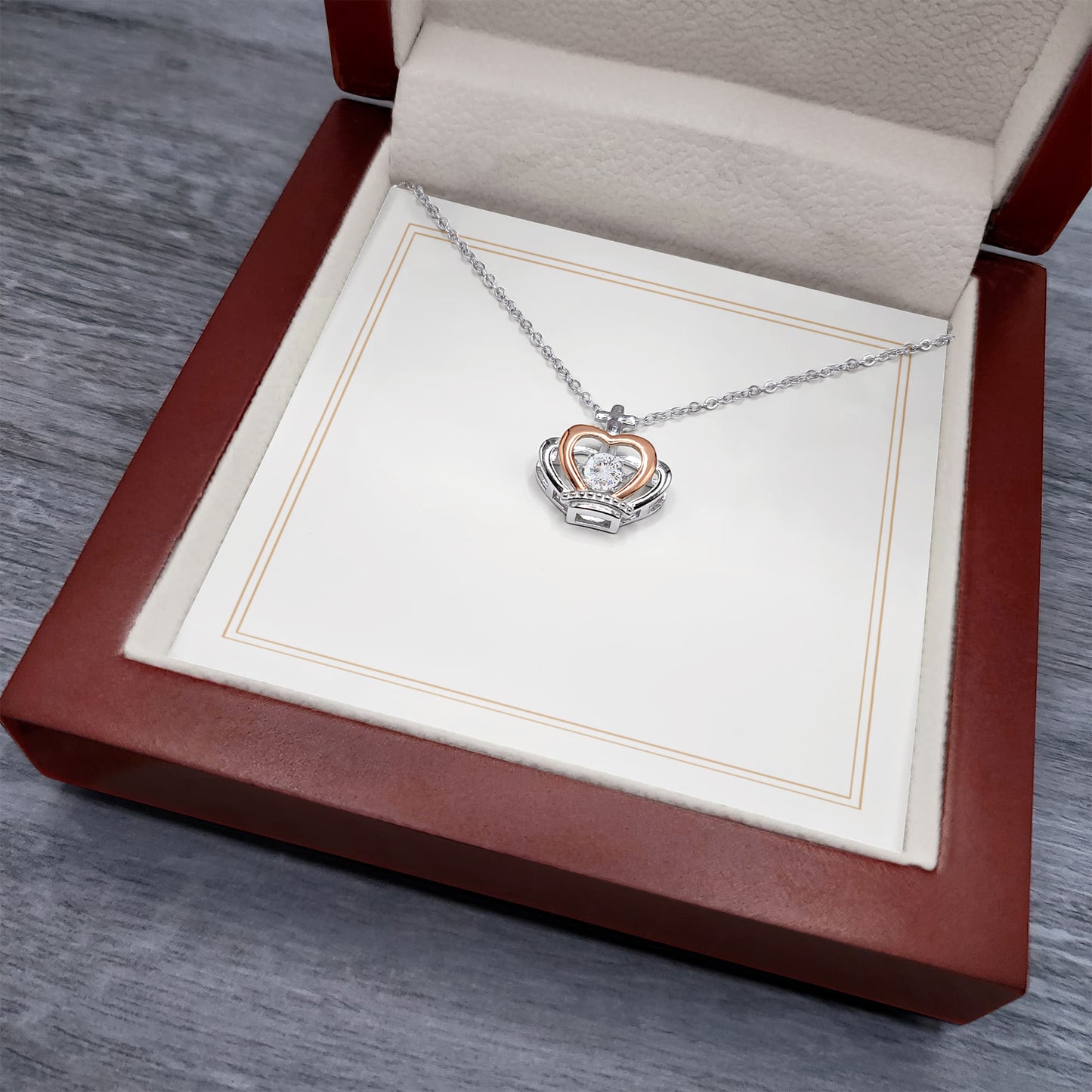 Crown Pendant Necklace