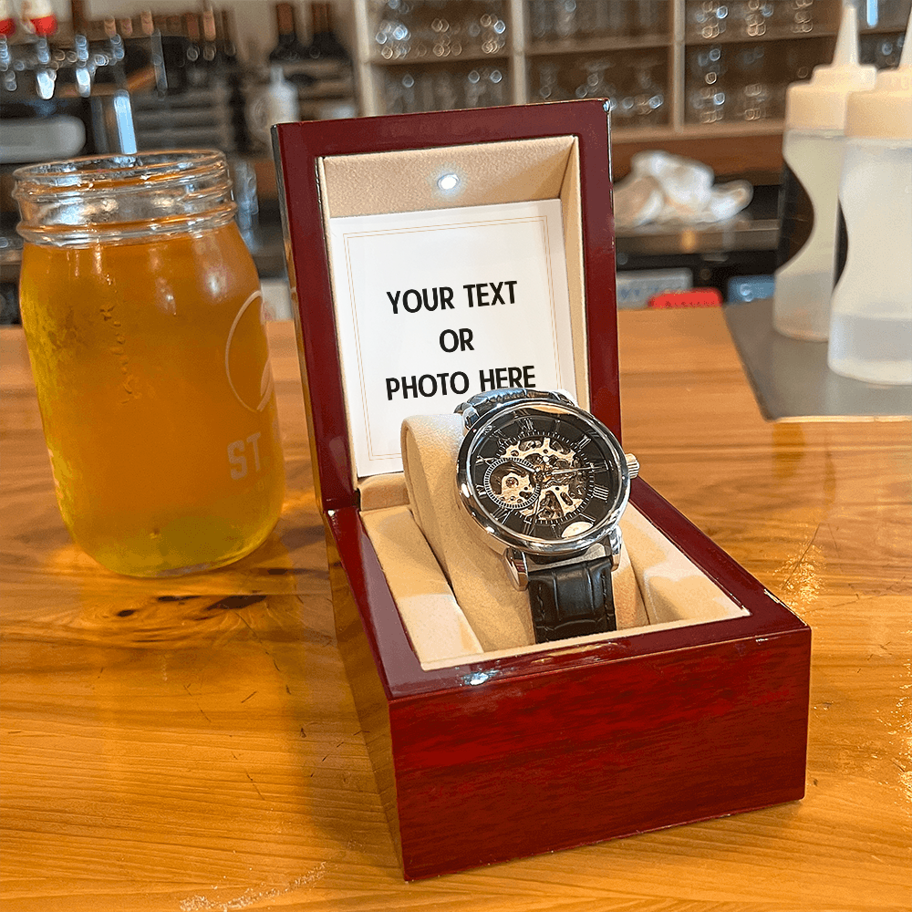 Openwork Watch — with Personalized Message Card