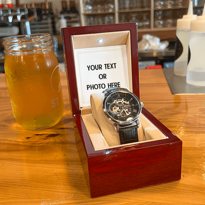 Openwork Watch — with Personalized Message Card